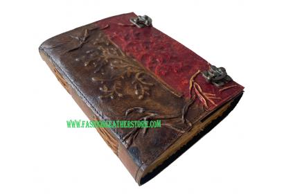 Wholesaler Handmade Grimoire Hocus Pocus Lunar Tree Of Life Leather Journal Book Of Shadow