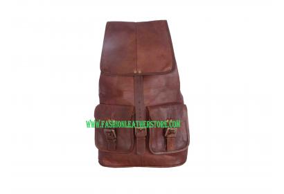 Leather Laptop Backpack Bag for Men