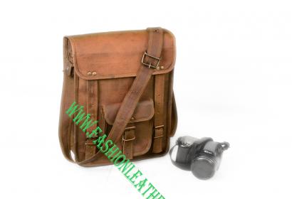 Leather Messenger Bag for Office