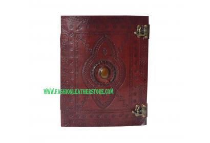 Vintage Classic Retro Leather Journal Travel Notepad Notebook Blank Brown Diary 