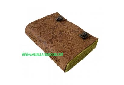Bound Journal Garden Flower Leather Journal