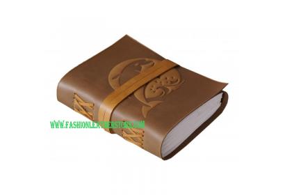 Soft Leather Journal Handmade Dolphin Hard Embossed Antique Design Notebook