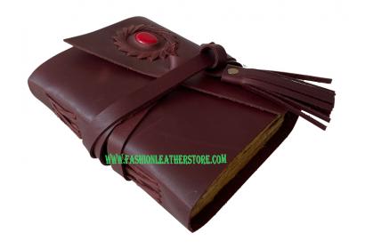 Leather Journal Notebook Handmade Leather C Lock Vintage Design With Stone Journals For Me