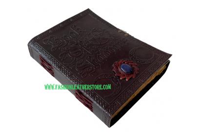 Wholesaler Handmade Grimoire Mythological Book Of Shadows Stoned Leather Journal Book Of S