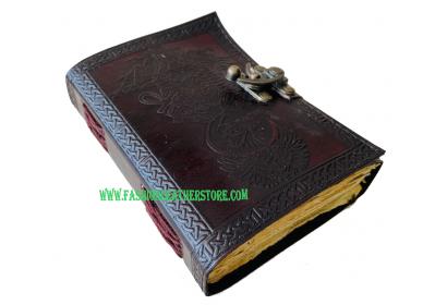 Handmade Eye Of Horus Of The Sun The Moon The Stars Eye In The Brown Color Spell Book Of Shade Grimoire Leather Journal Witches Handbook Notebook Best Gift New Year Gift For Men Wo