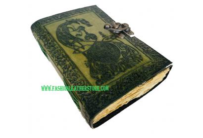 Dragon Embossed Handmade Personal Organizer Notebook Leather Journal Beautiful For Collage Book Of Shadows Poetry Book