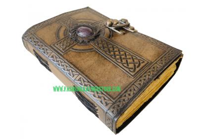 Blank Journal Personal Organizer Writing Notebook Antique Unlined Vintage Leather Journal 