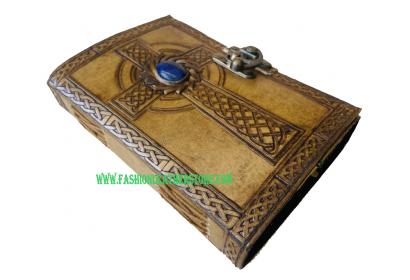 Antique Unlined Vintage Leather Journal With Lock Blank Journal Personal Organizer Writing