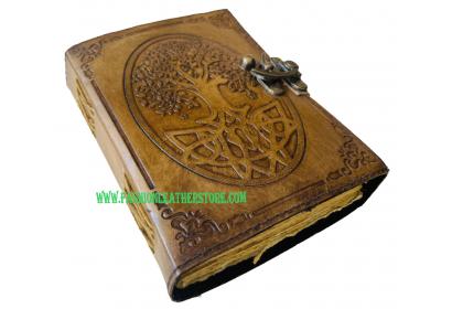 Leather Journal Book Of Shadows Spell Book Big Life Journal For Writing For Women Sketchbook Prayer Journal Bound Antique Tree Of Life Journal Notebooks