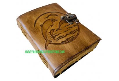 Leather Journal Book Of Shadows Spell Book Fish Journal For Writing For Women Sketchbook Prayer Journal Bound Antique Blank Planner Wholesaler Office Books