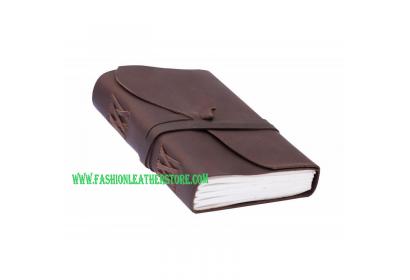 Handmade Soft Leather Journal Bound Brown Antique Design