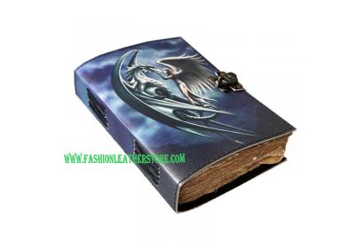  Leather Print Leather Journal Vintage Dragon Design