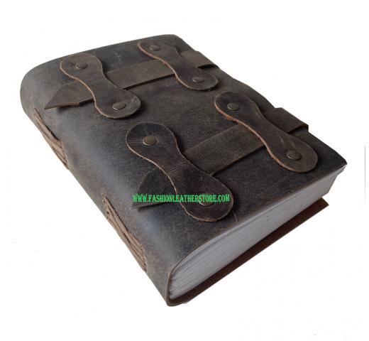 Wholesaler Genuine Leather Journal For Men And Women Tan Rap Bound Notebooks Blank 8x6 A5 