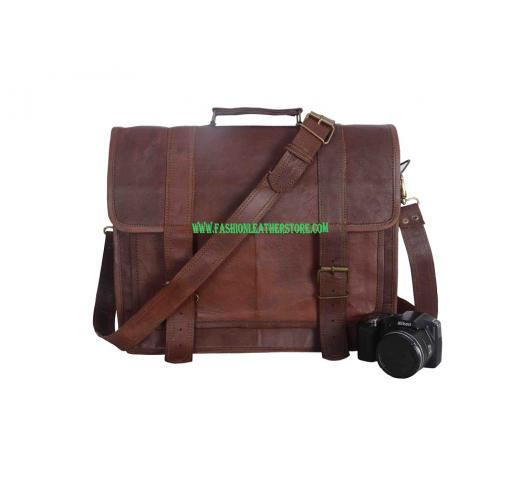 laptop bag brown leather