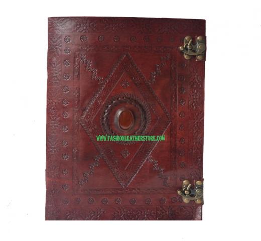 Vintage Leather Journal Travel Diary For Men & Women 