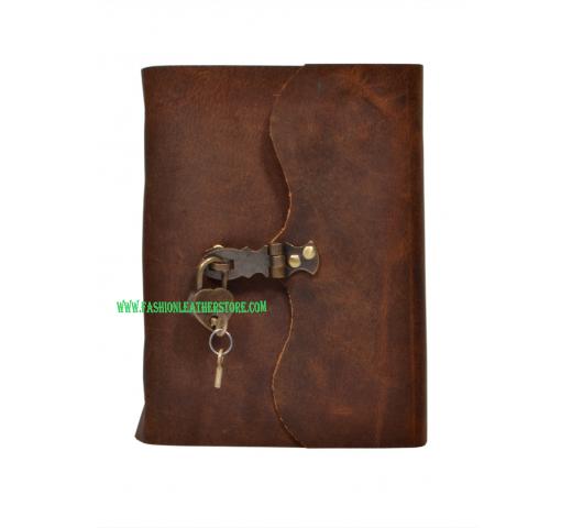 Vintage Leather Journal Wholesaler Antique Design New Handmade Brass Journal Notebook