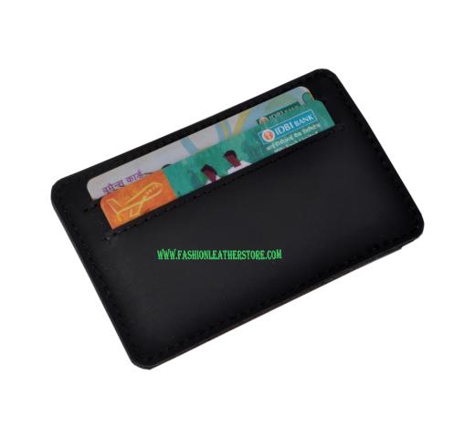 HIDE & SKIN Unisex leather Card holder , ATM Card Holder , Slim Card Holder(CARD  CASE 04) - Hide and Skin