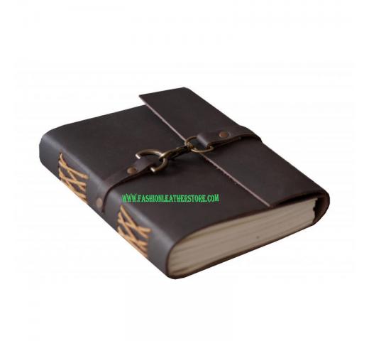 Black Soft Leather Handmade Design Antique Notebook