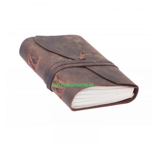 Bound Handmade Soft Leather Journal Antique Design