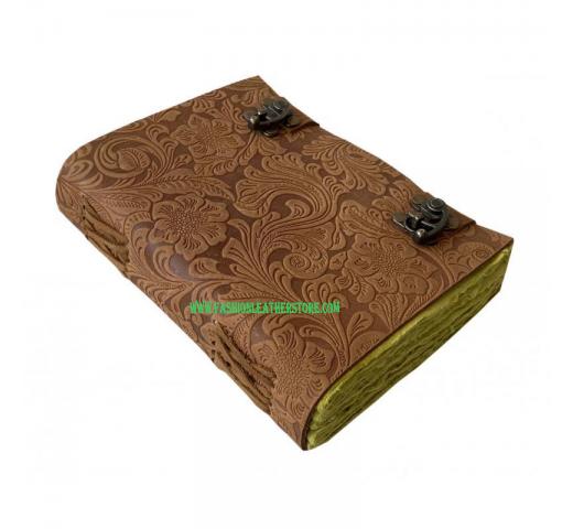 Bound Journal Garden Flower Leather Journal