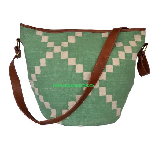  buffalo Leather Handmade Vintage Carpet Kilim Bag ladies handbag tote for girls KIlim bag 