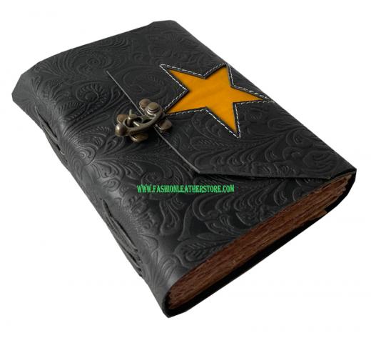 antique star pentagram journal