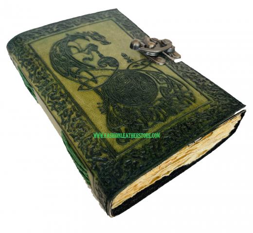 Dragon Embossed Handmade Personal Organizer Notebook Leather Journal Beautiful For Collage Book Of Shadows Poetry Book