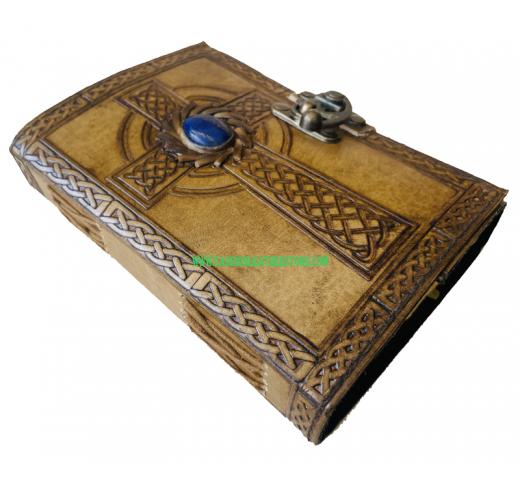 Antique Unlined Vintage Leather Journal With Lock Blank Journal Personal Organizer Writing