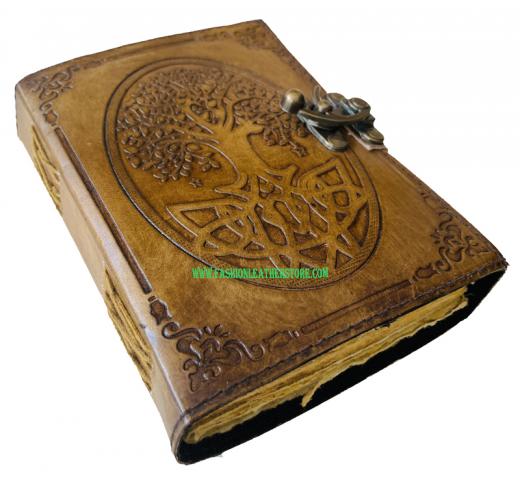 Leather Journal Book Of Shadows Spell Book Big Life Journal For Writing For Women Sketchbook Prayer Journal Bound Antique Tree Of Life Journal Notebooks
