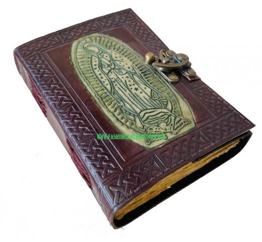 The Mummy EGYPTIAN EMBOSSED Book Of Shadows GREEN Antique Leather Bound Journals Writing Notebook Sketchbook Journal Deckle Edges Diary Journal