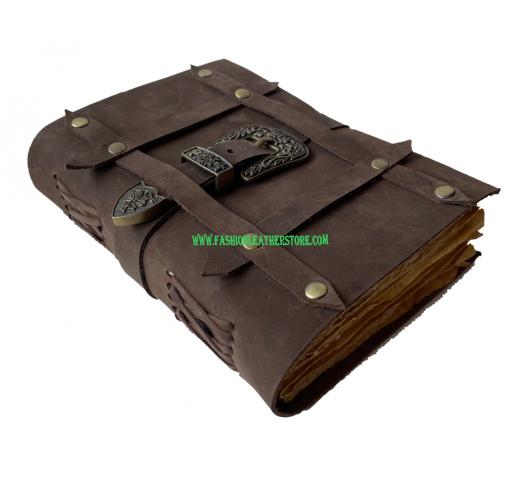 buckle leather journal handmade vintage soft leather journal blank book notebook sketchbook diary personalized journal