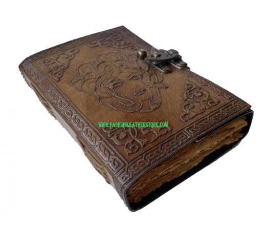 custom design personalize vintage leathers journal Classic Leather Hardcover Diary 2022 goddess women blank book