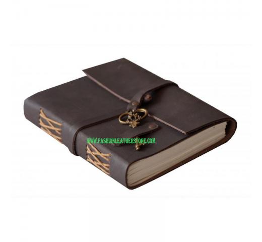 Black Soft Leather Handmade Design Antique Notebook