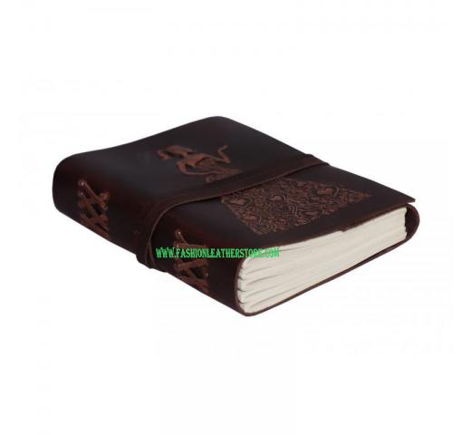 Princess Heart Design Handmade Leather Journal