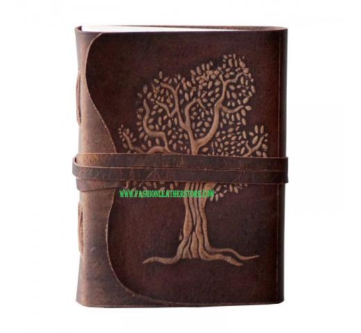 Tree Of Life Leather Journal Notebook