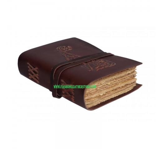 Howl Wolf Leather Journal Handmade Leather Journal