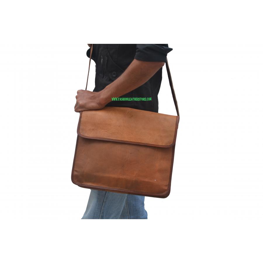 Vintage Crafts Handmade Leather Laptop Bags, Messenger Bag & Briefcase Shaista Handicraft